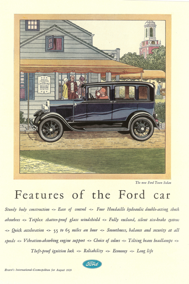 Ford Model A 1928 AD