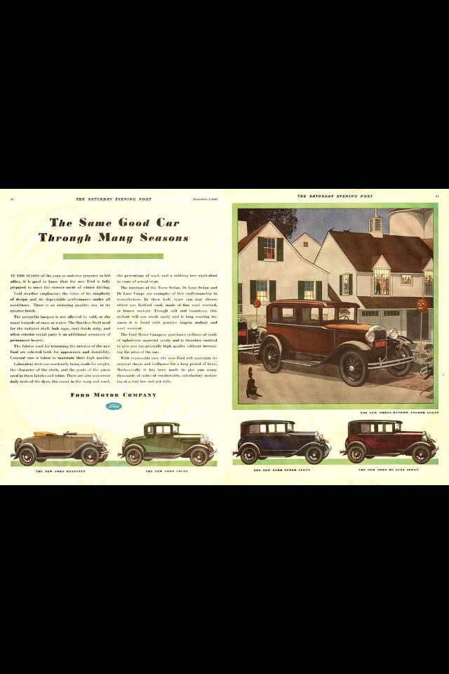 Ford Model A ads